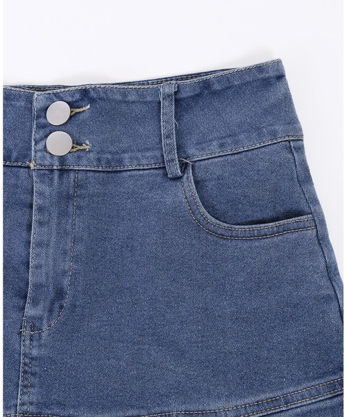 PHILLY（フィリー）の「【PHILLY】フレアデニムミニスカート（デニムスカート・レディース・インディゴブルー/ブラック・FREE）」の16枚目の写真