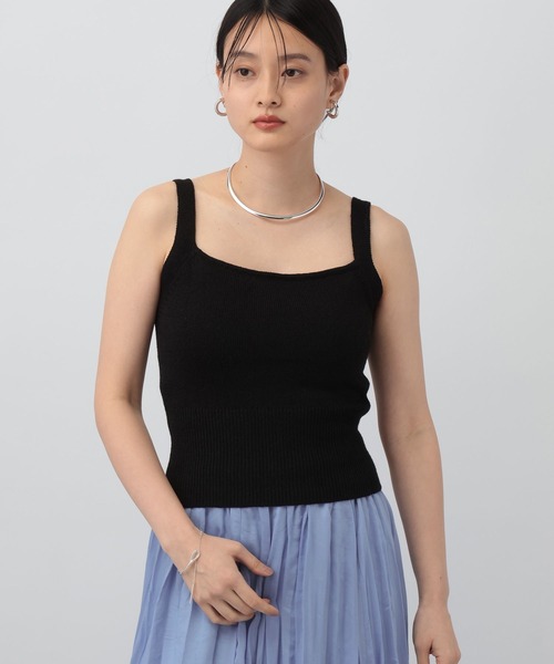 A part by(アパートバイ)の「リネンコンキャミソール(キャミソール・レディース・ライトベージュ/ブラック/イエロー・FREE)」の1枚目の写真