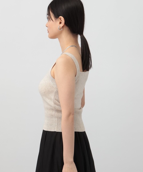 A part by(アパートバイ)の「リネンコンキャミソール(キャミソール・レディース・ライトベージュ/ブラック/イエロー・FREE)」の20枚目の写真