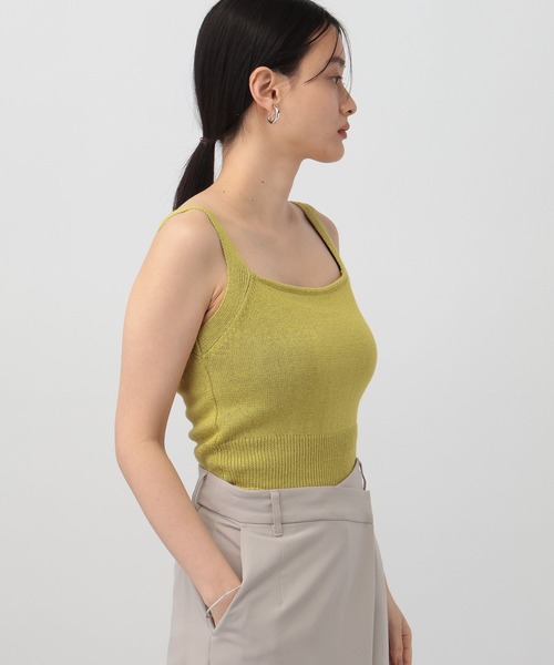 A part by(アパートバイ)の「リネンコンキャミソール(キャミソール・レディース・ライトベージュ/ブラック/イエロー・FREE)」の22枚目の写真