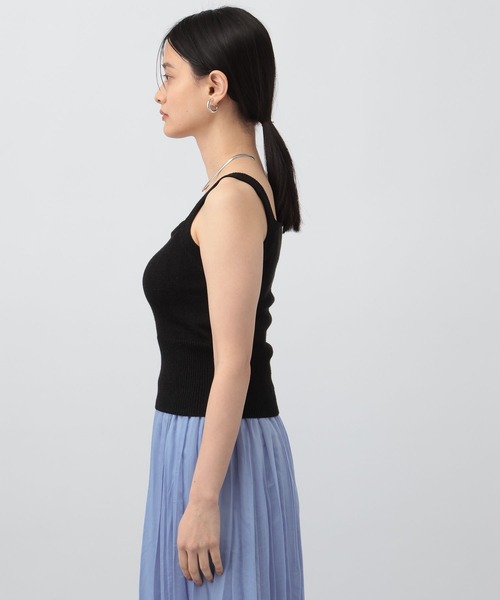 A part by(アパートバイ)の「リネンコンキャミソール(キャミソール・レディース・ライトベージュ/ブラック/イエロー・FREE)」の12枚目の写真