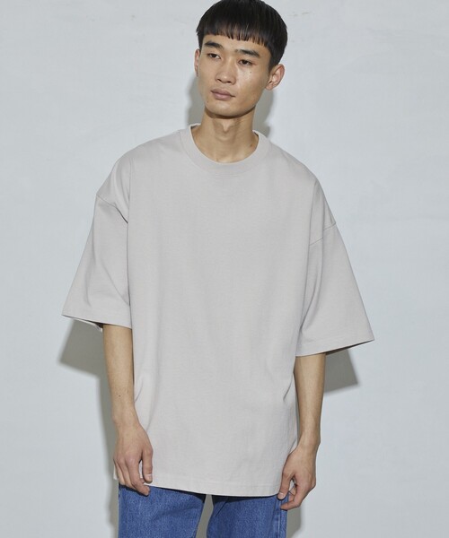 Firsthand（ファーストハンド）の「Firsthand/ファーストハンド 9.4oz US BIG S/S TEE 24SS / コットンUSA ヘビーオンスTシャツ（Tシャツ/カットソー・メンズ・ブルーグリーン/ベージュ/ブラック/ホワイト・X-LARGE/LARGE/MEDIUM）」の3枚目の写真