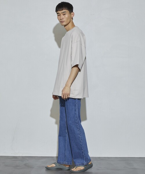 Firsthand（ファーストハンド）の「Firsthand/ファーストハンド 9.4oz US BIG S/S TEE 24SS / コットンUSA ヘビーオンスTシャツ（Tシャツ/カットソー・メンズ・ブルーグリーン/ベージュ/ブラック/ホワイト・X-LARGE/LARGE/MEDIUM）」の6枚目の写真