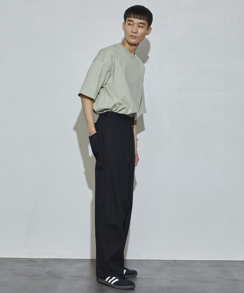 Firsthand（ファーストハンド）の「Firsthand/ファーストハンド 9.4oz US BIG S/S TEE 24SS / コットンUSA ヘビーオンスTシャツ（Tシャツ/カットソー・メンズ・ブルーグリーン/ベージュ/ブラック/ホワイト・X-LARGE/LARGE/MEDIUM）」の14枚目の写真