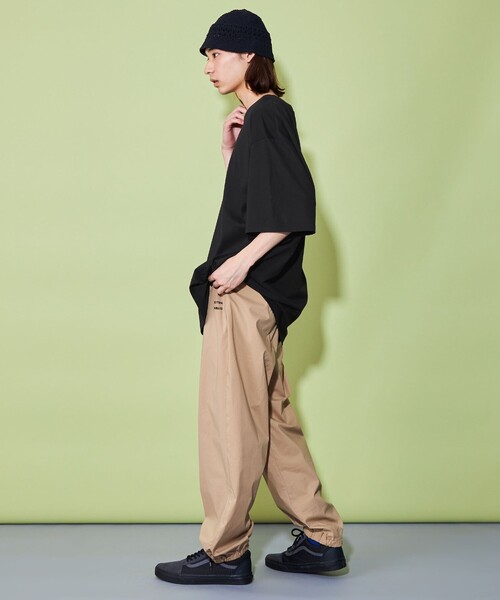 CITEN(シテン)の「<CITEN>ロゴ プレーンTシャツ(Tシャツ/カットソー・メンズ・ブラック/ホワイト/ベージュ/ライム・S/M/L)」の19枚目の写真