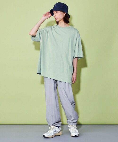 CITEN(シテン)の「<CITEN>ロゴ プレーンTシャツ(Tシャツ/カットソー・メンズ・ブラック/ホワイト/ベージュ/ライム・S/M/L)」の14枚目の写真