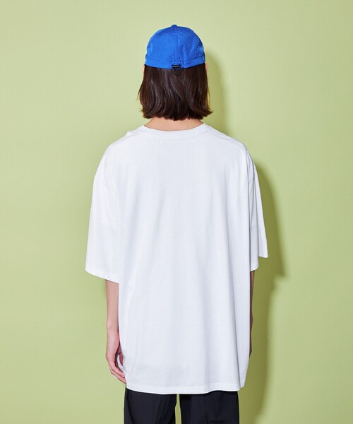 CITEN(シテン)の「<CITEN>ロゴ プレーンTシャツ(Tシャツ/カットソー・メンズ・ブラック/ホワイト/ベージュ/ライム・S/M/L)」の17枚目の写真