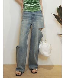 EVRIS | アシメカッティングセミワイドデニムパンツ(デニムパンツ)
