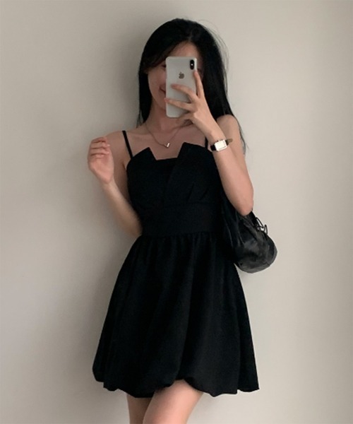 希少　美品　バーバリーブルーレーベル　バルーンキャミワンピース リボン　36 バックリボンバルーンキャミワンピース ワンピース バルーン