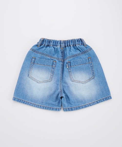 Ocean&Ground(オーシャン&グラウンド)の「プリントデニムワイドショーツ(80~140cm)(デニムパンツ・キッズ・ネイビー/ダークブルー・110/120/130/140/80/90/95/100)」の14枚目の写真