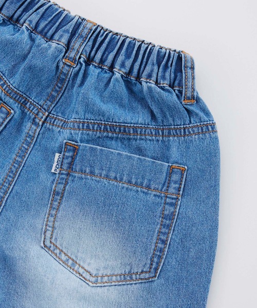 Ocean&Ground(オーシャン&グラウンド)の「プリントデニムワイドショーツ(80~140cm)(デニムパンツ・キッズ・ネイビー/ダークブルー・110/120/130/140/80/90/95/100)」の17枚目の写真