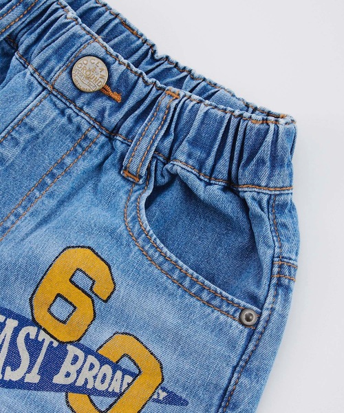 Ocean&Ground(オーシャン&グラウンド)の「プリントデニムワイドショーツ(80~140cm)(デニムパンツ・キッズ・ネイビー/ダークブルー・110/120/130/140/80/90/95/100)」の18枚目の写真