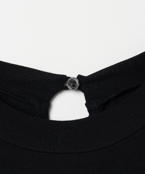 three dots（スリードッツ）の「トラベルライン ドレス（ワンピース・レディース・ネイビー/ブラック・MEDIUM/SMALL）」の18枚目の写真