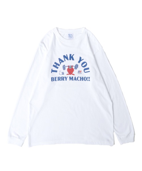 【セール】'BERRY' 5.6oz L/S T-SHIRT - 'BERRY' 5.6oz ロングスリーブTシャツ（Tシャツ/カットソー）｜Almost Famous Shop（オールモストフェイマスショップ） 6,160円