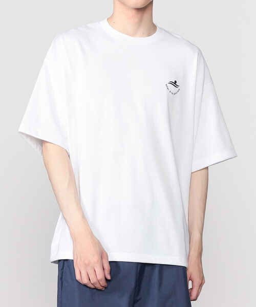 Speedo（スピード）の「Speedo｜〈別注〉クルーネックロゴTシャツ MEN（Tシャツ/カットソー・メンズ・ネイビー/ホワイト・S/M/L）」の15枚目の写真