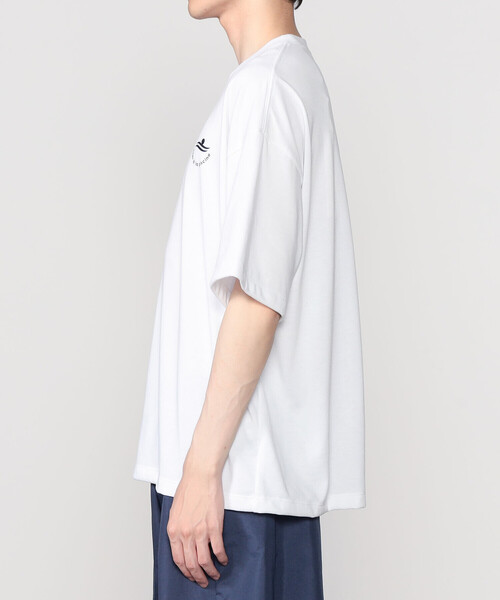 Speedo（スピード）の「Speedo｜〈別注〉クルーネックロゴTシャツ MEN（Tシャツ/カットソー・メンズ・ネイビー/ホワイト・S/M/L）」の6枚目の写真