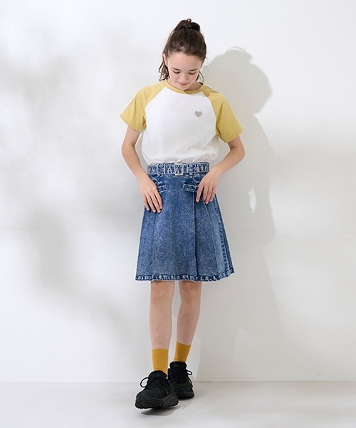 ポンポネット/pom ponette‡160cm インナーパンツ付スカート ベージュ系  