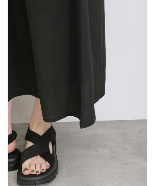 Samansa Mos2 blue（サマンサモスモスブルー）の「ボーダードッキングワンピース（ワンピース・レディース・ブルー/オフホワイト/ブラック・F）」の7枚目の写真