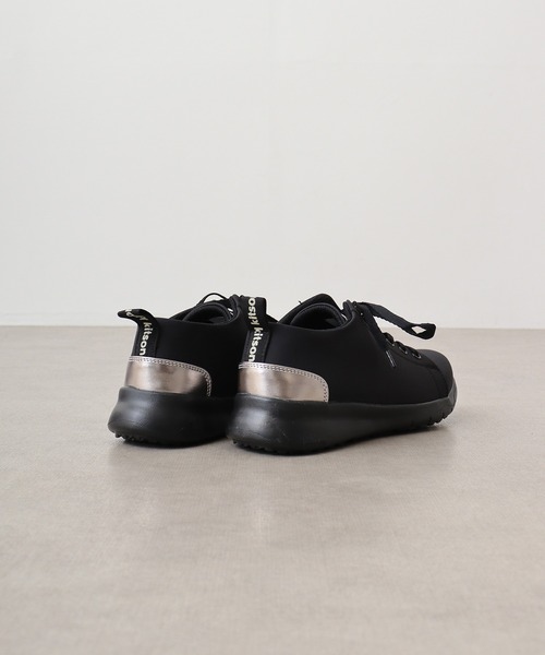 kitson(キットソン)の「kitson 撥水 軽量 ローカット ナイロン ウエッジ スニーカー(スニーカー・レディース・ベージュ/ブラック系その他/グレー・S/M/L/LL)」の5枚目の写真