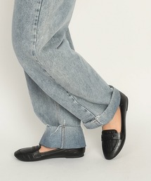 SVEC | クロコ型押し 甲浅 コインローファー / スリッポン(ローファー)