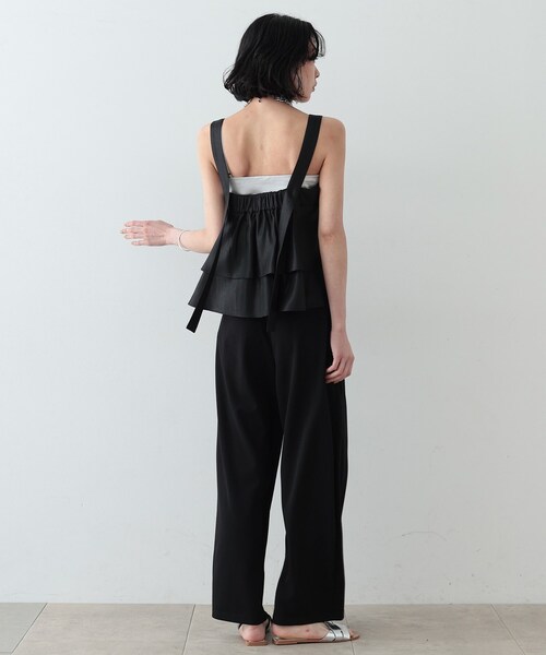 GALLEST（ギャレスト）の「◆イージーラインパンツ（その他パンツ・レディース・ライトグレー/ブラック・36/38）」の5枚目の写真