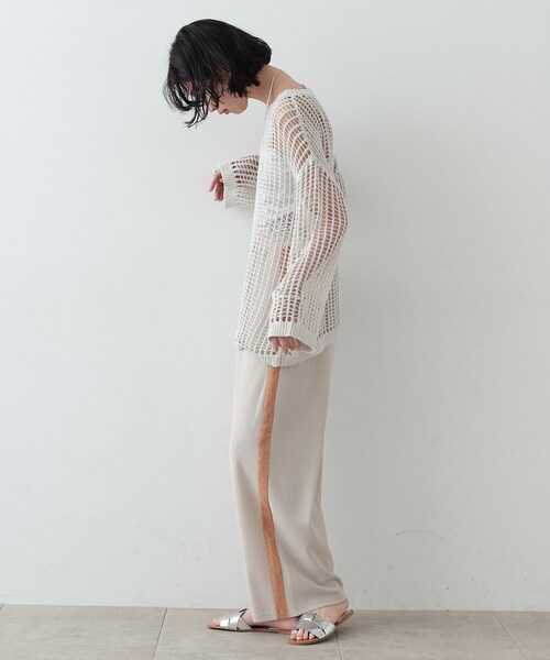 GALLEST（ギャレスト）の「◆イージーラインパンツ（その他パンツ・レディース・ライトグレー/ブラック・36/38）」の18枚目の写真