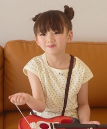 aBity select（アビティセレクト）の「小花柄スクエアネック半袖Ｔシャツ（Tシャツ/カットソー・キッズ）」