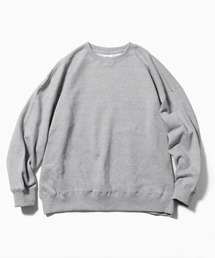 CROSS&STITCH/10オンス クロスアンドステッチ レギュラーウェイト ビッグシルエット スウェット クルーネックトレーナー