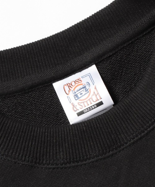 CROSS & STITCH(クロスステッチ)の「CROSS&STITCH/10オンス クロスアンドステッチ レギュラーウェイト ビッグシルエット スウェット クルーネックトレーナー(スウェット・メンズ・ブラック/ホワイト/ヘザーグレー/ダークブルー/サンドベージュ/ダークグリーン・XL/L/M)」の10枚目の写真