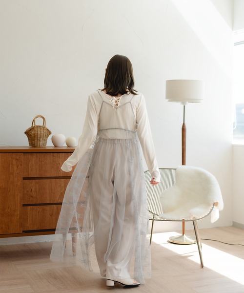 favclo.（ファブクロ）の「tulle camisole one-piece / チュール