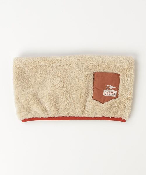 CHUMS(チャムス)の「【CHUMS】Bonding Fleece Neck Warmer / ボンディングフリースネックウォーマー(ネックウォーマー/スヌード・メンズ・ベージュ/ブラック・FREE)」の4枚目の写真
