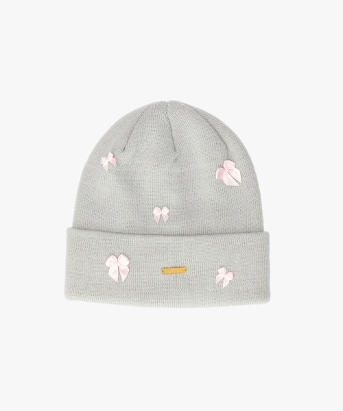 kaorinomori（カオリノモリ）の「kaorinomori ユスニット / カオリノモリ（ニットキャップ/ビーニー・レディース・グレー/ブラック/ホワイト・FREE）」の3枚目の写真