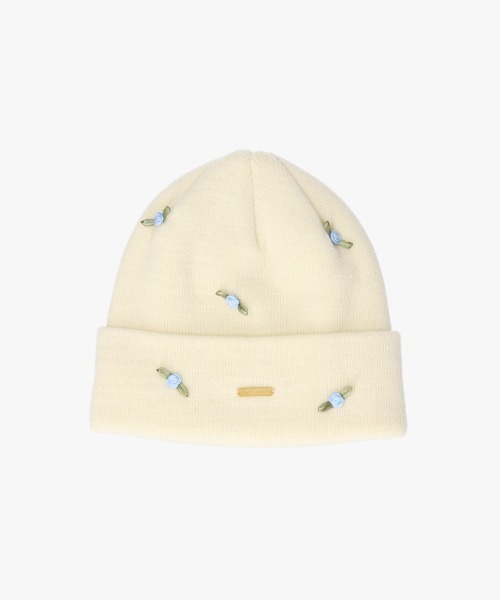 kaorinomori（カオリノモリ）の「kaorinomori ユスニット / カオリノモリ（ニットキャップ/ビーニー・レディース・グレー/ブラック/ホワイト・FREE）」の2枚目の写真