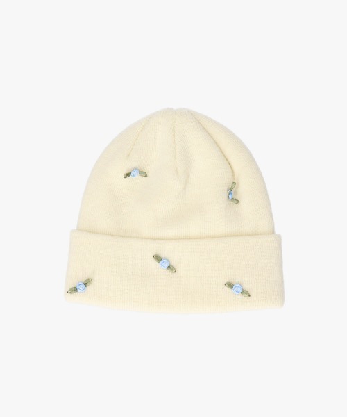 kaorinomori（カオリノモリ）の「kaorinomori ユスニット / カオリノモリ（ニットキャップ/ビーニー・レディース・グレー/ブラック/ホワイト・FREE）」の4枚目の写真