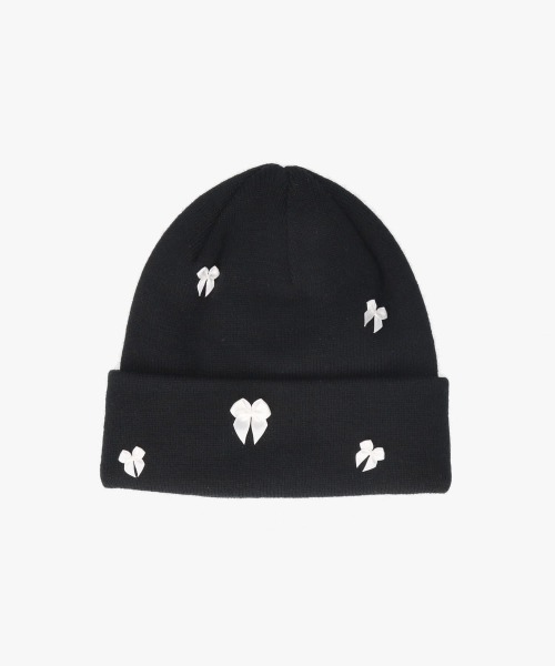 kaorinomori（カオリノモリ）の「kaorinomori ユスニット / カオリノモリ（ニットキャップ/ビーニー・レディース・グレー/ブラック/ホワイト・FREE）」の6枚目の写真