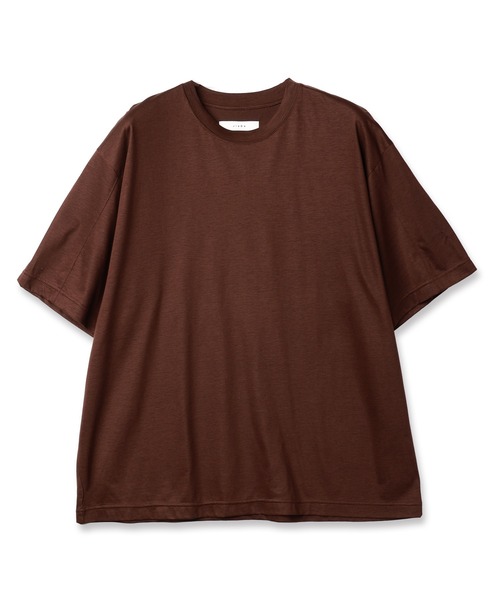 JIEDA(ジエダ)の「ECOVERO ORGANIC COTTON S/S TEE(Tシャツ/カットソー・メンズ・ブラック/ホワイト/ブラウン・1/2)」の3枚目の写真