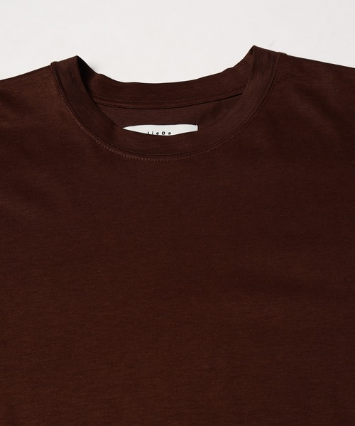 JIEDA(ジエダ)の「ECOVERO ORGANIC COTTON S/S TEE(Tシャツ/カットソー・メンズ・ブラック/ホワイト/ブラウン・1/2)」の9枚目の写真