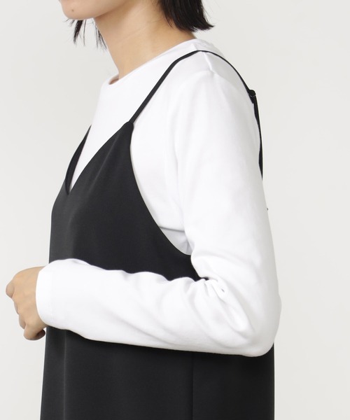 FOUND GOOD（ファウンドグッド）の「2WAYキャミワンピース（ワンピース・レディース・グレー系/ブラウン系/ブラック・M/S/L）」の5枚目の写真