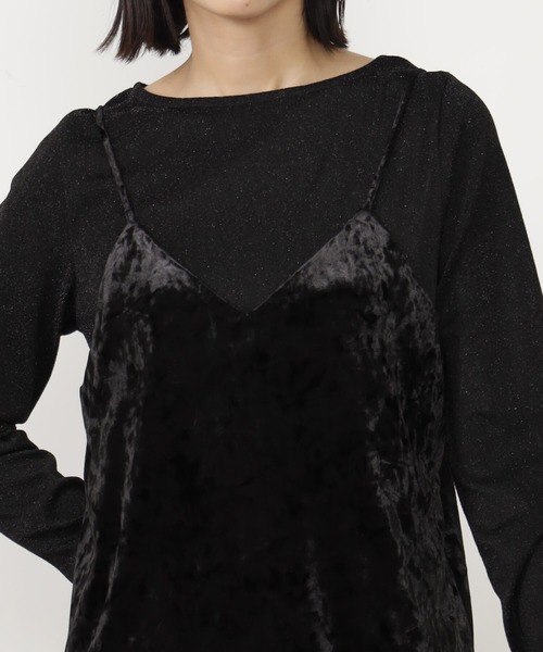 FOUND GOOD（ファウンドグッド）の「2WAYキャミワンピース（ワンピース・レディース・グレー系/ブラウン系/ブラック・M/S/L）」の9枚目の写真