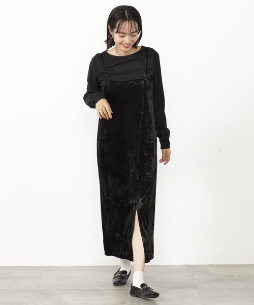 FOUND GOOD（ファウンドグッド）の「2WAYキャミワンピース（ワンピース・レディース・グレー系/ブラウン系/ブラック・M/S/L）」の11枚目の写真