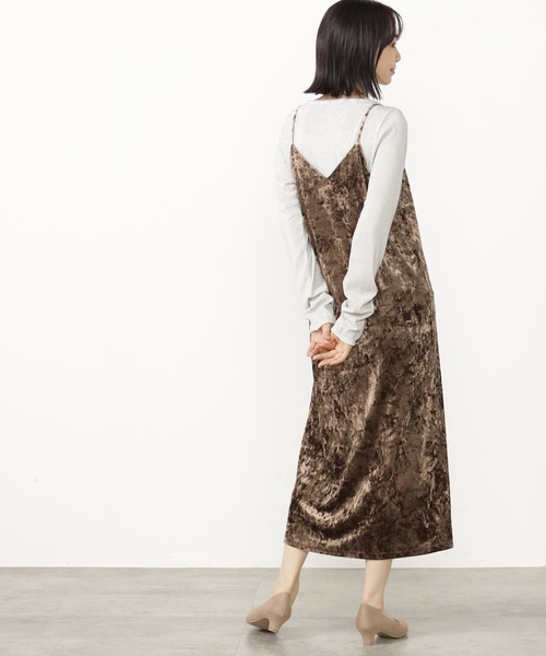 FOUND GOOD（ファウンドグッド）の「2WAYキャミワンピース（ワンピース・レディース・グレー系/ブラウン系/ブラック・M/S/L）」の15枚目の写真