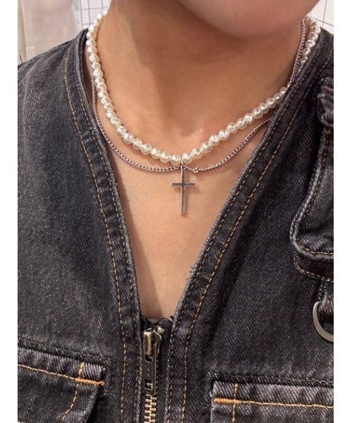 LAGUA GEM（ラグアジェム）の「PEARL LIKE ネックレス（ネックレス・レディース・ゴールド/シルバー・FREE）」の7枚目の写真