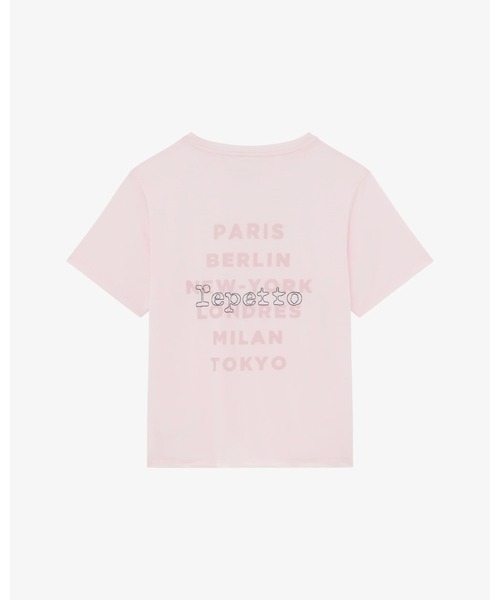 Repetto（レペット）の「CITY BALLET T-SHIRT , WEAR / S0685（Tシャツ/カットソー・レディース・ライトピンク・LARGE/MEDIUM/SMALL）」の4枚目の写真