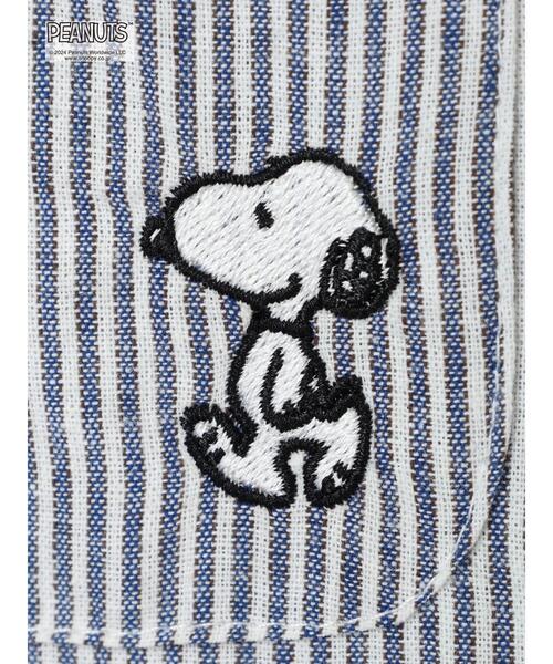 Samansa Mos2(サマンサ モスモス)の「【PEANUTS×Samansa Mos2】刺繍シャツ(シャツ/ブラウス・レディース・グリーン/ピンク/マスタード/ネイビー・F)」の9枚目の写真