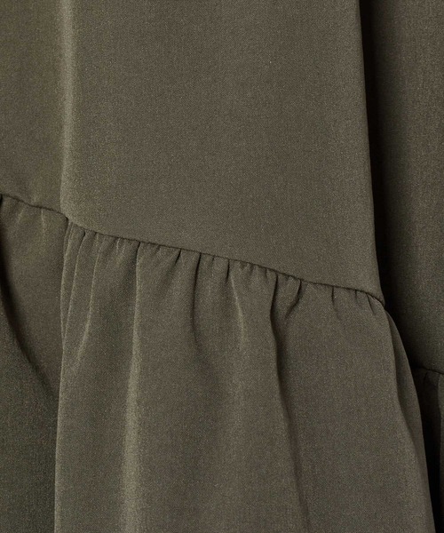 ROPE' PICNIC（ロペピクニック）の「アシンメトリーボリュームティアードスカート（スカート・レディース・カーキ/ブラック・38）」の7枚目の写真