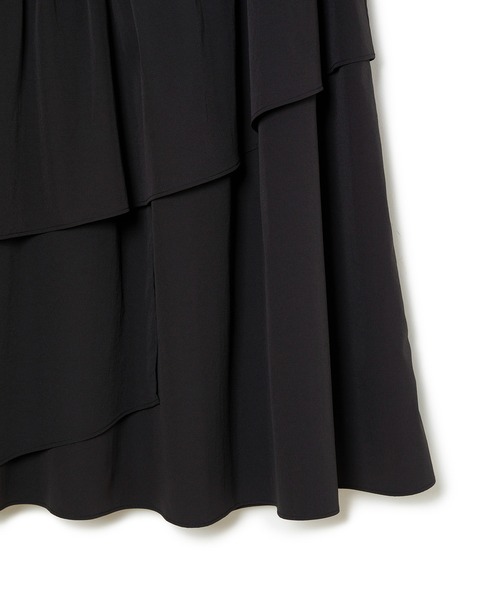 ROPE' PICNIC（ロペピクニック）の「アシンメトリーボリュームティアードスカート（スカート・レディース・カーキ/ブラック・38）」の22枚目の写真