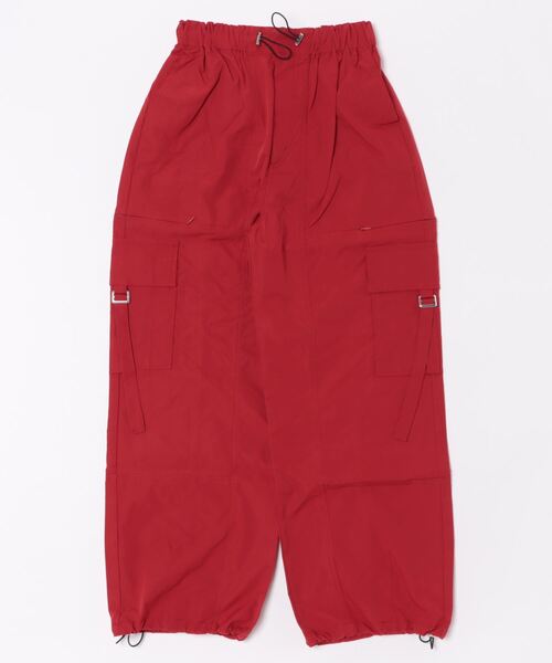 GORGE(ゴージ)の「《サイドジップ×2WAY》レディース カーゴパンツ ドロスト 美脚 ミリタリー 春夏秋(カーゴパンツ・レディース・レッド/ブルー/カーキ/イエロー/ブラック・F)」の10枚目の写真