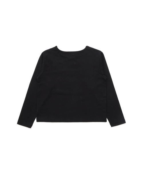 JENNI belle(ジェニィベル)の「【WEB限定】【コットン100%】スクエアクロスロンT(Tシャツ/カットソー・キッズ・ラベンダー/ブラック/オフホワイト・120cm/150cm/140cm/130cm)」の12枚目の写真