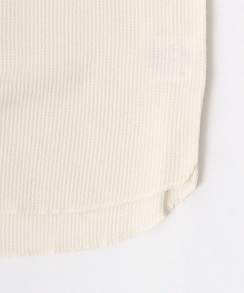 HANES(ヘインズ)の「Hanes(ヘインズ)ワッフル ラグランクルーネックロンT レディース/長袖Tシャツ/パックT/サーマルロンT(Tシャツ/カットソー・レディース・オフホワイト/ネイビー/ブラック/グレー・FREE)」の17枚目の写真