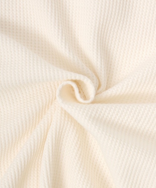 HANES(ヘインズ)の「Hanes(ヘインズ)ワッフル ラグランクルーネックロンT レディース/長袖Tシャツ/パックT/サーマルロンT(Tシャツ/カットソー・レディース・オフホワイト/ネイビー/ブラック/グレー・FREE)」の18枚目の写真
